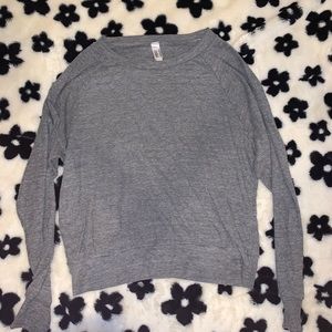 american apparel gray sweater